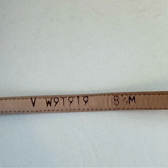 STUART WEITZMAN “Nearly Nude” Block Heel Sandals Beige Tan Ankle Strap Size 8.5 - Picture 8 of 16